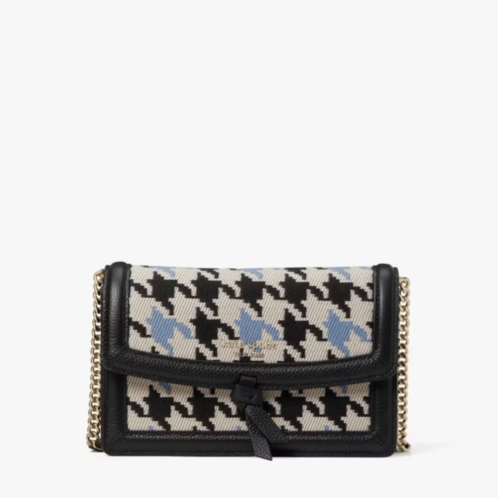 Kate spade Black and Gray Houndstooth Women's Bag